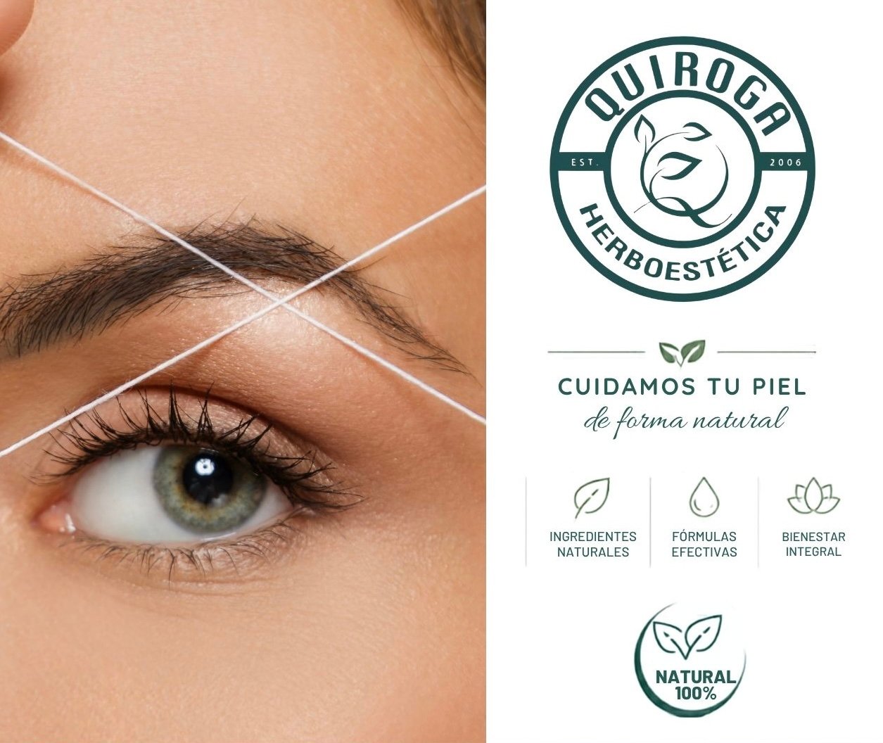 Depilación con hilo en Quiroga Herboestética, Alcalá de Guadaíra